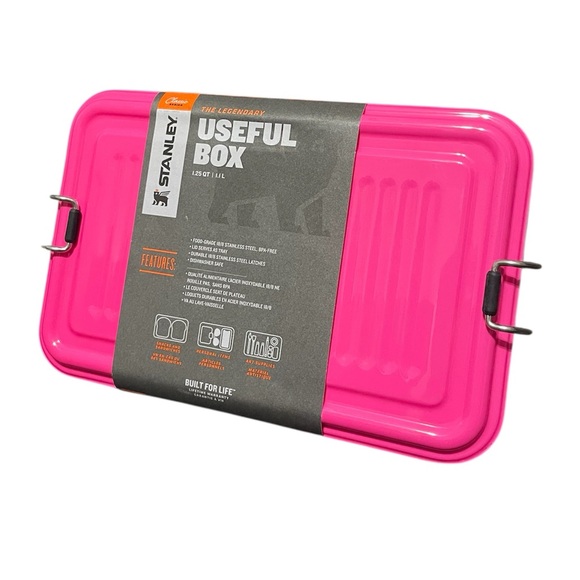 New Stanley The Legendary Useful Box Neon Pink Storage Container - Picture 2 of 7